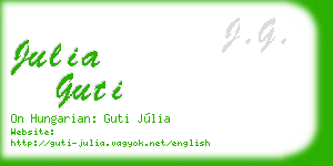 julia guti business card