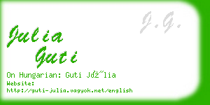 julia guti business card